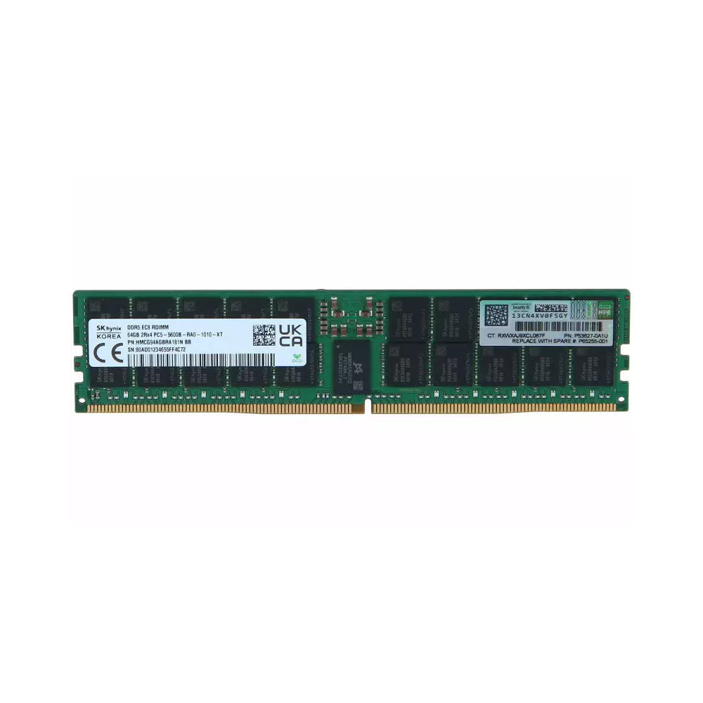 Wholesale Hot Selling P64707 B21 64GB DDR5 5600MTs 2Rx4 ECC Server Memory Module, Compatible with ProLiant Gen11 System Intelligence Suite